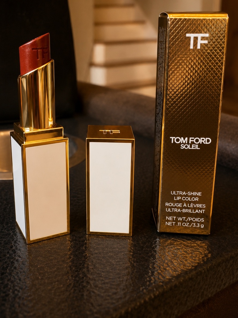 Tom Ford Soleil Ultra-Shine Lip Color — Color 27
Elte Brulant